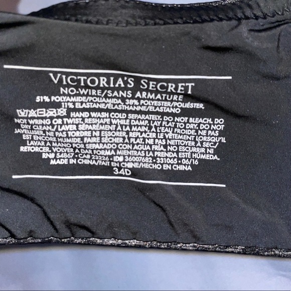 34D Victoria Secret grey wireless bra LIKE NEW - Picture 5 of 5